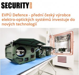 Leading Czech electro-optical system…
