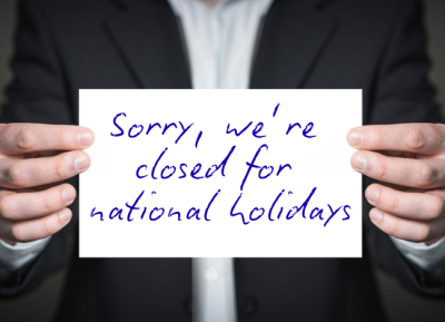 NOTICE - Public holiday on October 27 -…